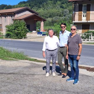 Il sopralluogo effettuato dal consigliere Danna a Dogliani