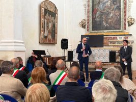 L'intervento del presidente Robaldo all'inaugurazione della mostra fotografica "I volti di un paese"