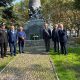 La deposizione della corona d'alloro al 10° meeting provinciale dell’Anioc