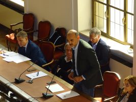 L'intervento del consigliere provinciale Sannazzaro alla conferenza stampa sul "Lavoro buono"
