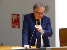 L'intervento dell'assessore regionale Gallo durante il Consiglio provinciale aperto sulla Strategia nazionale aree interne