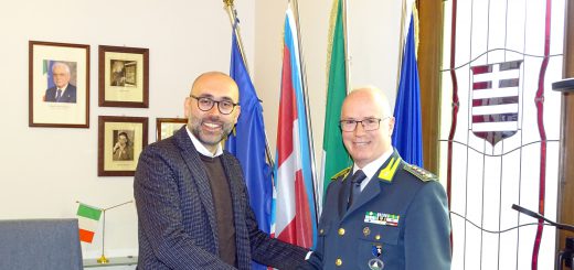 L'incontro tra il presidente Robaldo e il colonnello Alba