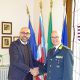 L'incontro tra il presidente Robaldo e il colonnello Alba