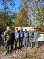 L'inaugurazione del cantiere didattico nel Bosco di Geminella