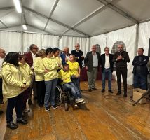 L'intervento del presidente Robaldo alla cena solidale “Gusta le Chiocciole”