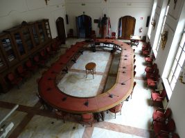 La Sala Giolitti del palazzo della Provincia