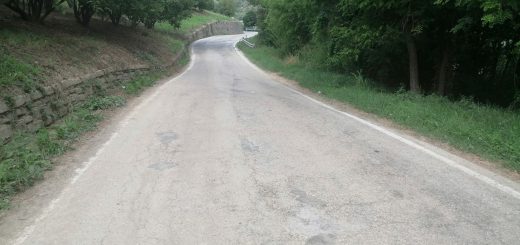 Un tratto della sp 114 -Cortemilia
