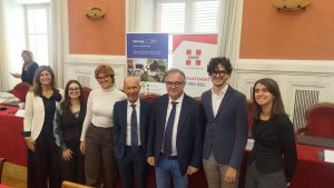 L'assessore regionale Gallo e il consigliere provinciale Dovetta con i rappresentanti cuneesi del Consiglio dei Giovani