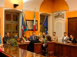 La cerimonia di conferimento della cittadinanza onoraria ad Alberto Siccardi