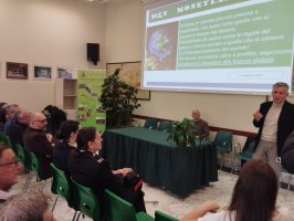 Un momento del convegno promosso prreso la scuola forestale di Ormea