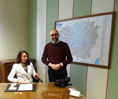 Il presidente Robaldo e la Soprintendente Accurti