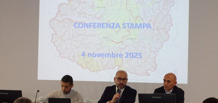 L'intervento introduttivo del presidente Robaldo durante la conferenza stampa