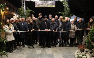 Il taglio del nastro dell'evento "Estate di San Martino" di Paroldo