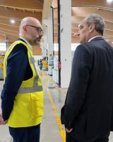 Alberto Bertone a colloquio con il presidente Robaldo