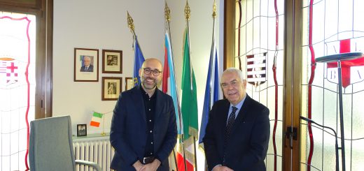 Il presidente Robaldo con il presidente del Tribunale di Cuneo Amato