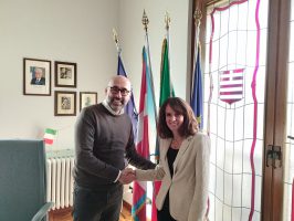 L'incontro tra il presidente Robaldo e la professoressa Truant