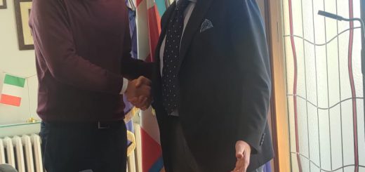 Il Presidente Robaldo con il Sindaco Piccinelli