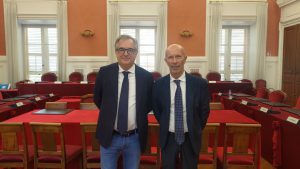 L'assessore regionale Gallo e il consigliere provinciale Dovetta