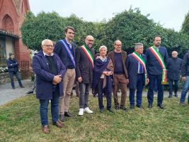 Il Presidente Robaldo con i consiglieri Danna e Pulitanò alla cerimonia in ricordo di Luigi Einaudi