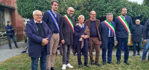 Il Presidente Robaldo con i consiglieri Danna e Pulitanò alla cerimonia in ricordo di Luigi Einaudi