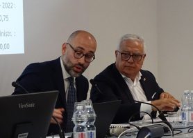 Il presidente Luca Robaldo e il consigliere provinciale Rocco Pulitanò