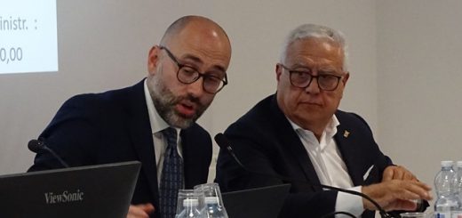 Il presidente Luca Robaldo e il consigliere provinciale Rocco Pulitanò