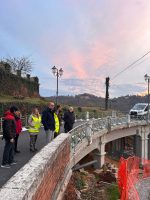 Il sopralluogo al Ponte sulle Rocche di Montaldo Roero