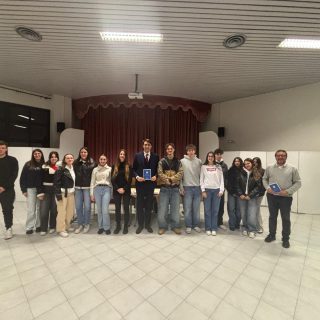 La consegna della costituzione ai diciottenni di Rocca de' Baldi