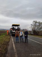 Il sopralluogo della consigliera Casale ai lavori di bitumatura della sp 175