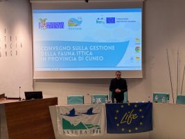 L'intervento del consigleire delegato alla pesca Simone Manzone