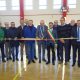 Il taglio del nastro della nuova palestra dei licei di Alba