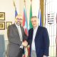 L'incontro tra il presidente della Provincia Robaldo e il presidente della Fondazione CRS Villois