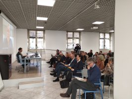 Un momento del convegno sul cambiamento climatico e sistema irriguo piemontese