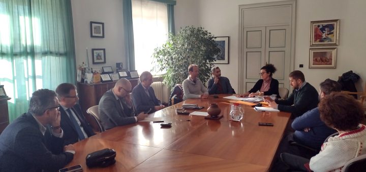 L'incontro tra il preisdente Robaldo, il vicepresidente Antoniotti e la giunta del Comune di Bra