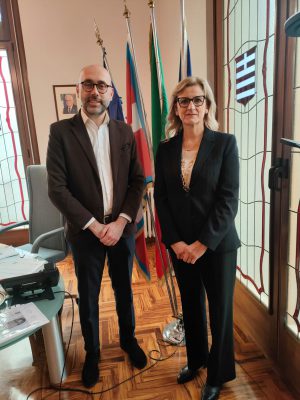 L'incontro tra il presidente Robaldo e il nuovo questore Minucci