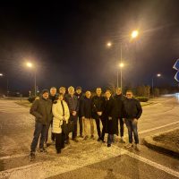 Il sopralluogo in zona Prasanino di Montà