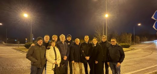 Il sopralluogo in zona Prasanino di Montà