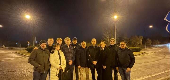 Il sopralluogo in zona Prasanino di Montà