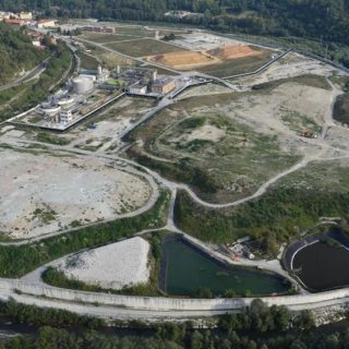 Il sito dell'ex Anca di Cengio