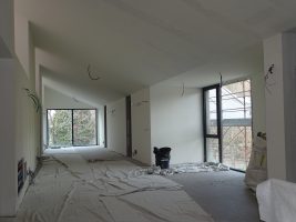 Gli ambienti del nuovo istituto Baruffi durante il sopralluogo dello scorso 9 gennaio.