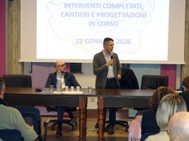 L'intervento del presidente dell'Unione Montana Valle Grana Lorenzo Bono