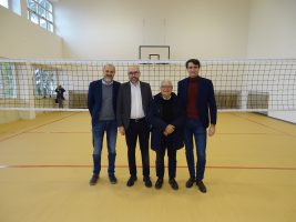 Il presidente della Provincia Robaldo con i consiglierei Sannazzaro, Pulitanò e Danna