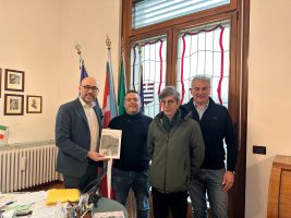 L'incontro tra il presidente Robaldo, il dirigente Risso e il direttore e il responsabile del CRAS di Bernezzo Monti e Attolico