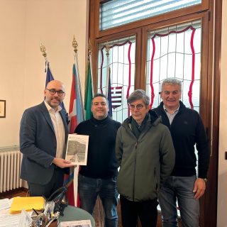 L'incontro tra il presidente Robaldo, il dirigente Risso e il direttore e il responsabile del CRAS di Bernezzo Monti e Attolico