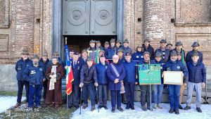 Il consigliere provinciale Rocco Pulitanò alla conclusione della messa in suffragio dei Caduti