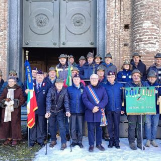 Il consigliere provinciale Rocco Pulitanò alla conclusione della messa in suffragio dei Caduti