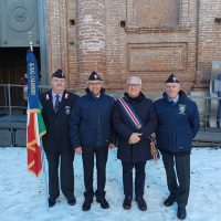 Il consigliere provinciale Rocco Pulitanò con i rappresentanti dell’Associazione Nazionale Carabinieri