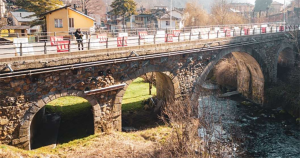 Il ponte di Pradleves sulla sp 23