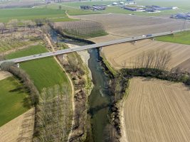 Il rendering del nuovo ponte di Cardé