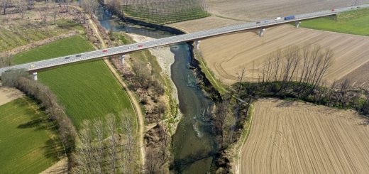 Il rendering del nuovo ponte di Cardé